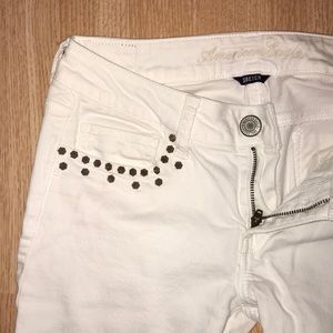 American Eagle white Skinny jean 2